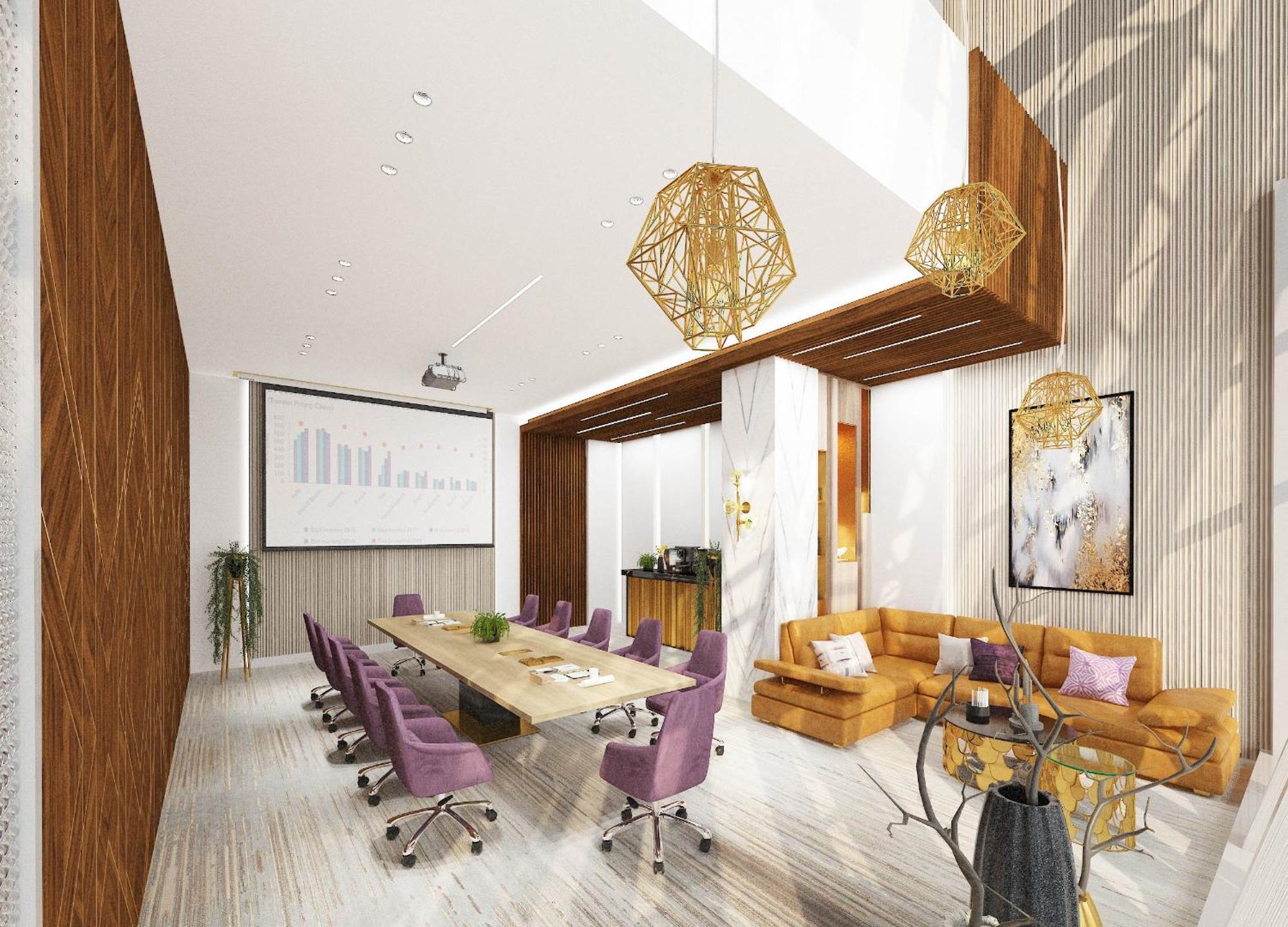 Velero Hotel Doha Lusail Exteriér fotografie 3D rendering of a meeting room